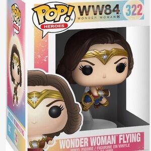 Funko Pop! Heroes Wonder Woman Flying Figure - Gold, Blue, Red
